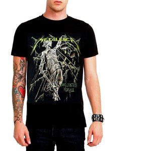 Metallica ...And Justice For All thrash metal rock Official T-Shirt L NWT